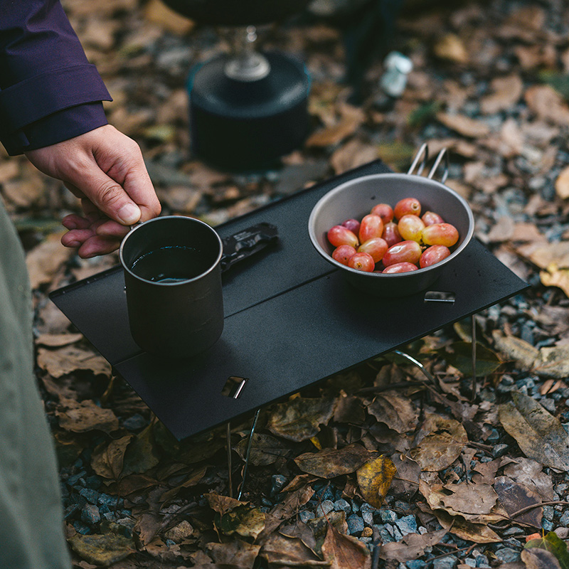 Naturehike ultralehký skládací stolek X01 MINI - 300g - černý